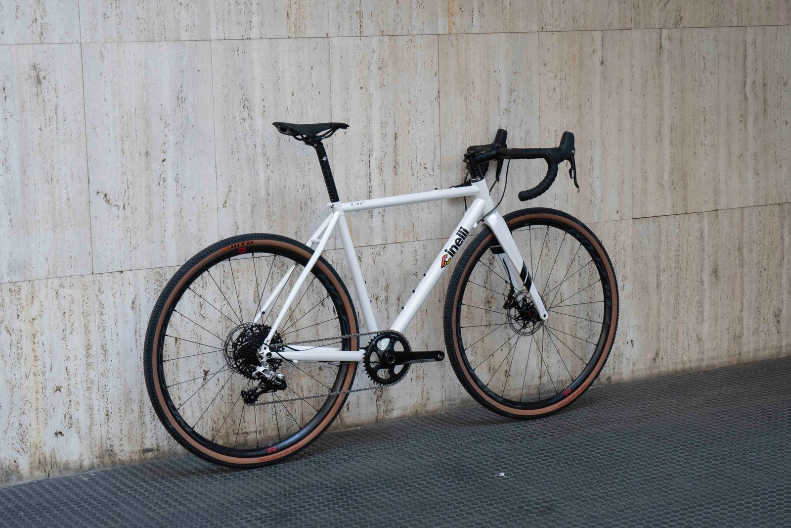Cinelli Nemo TIG Gravel 2022 | Sram Rival 1×11 | Pearl White | Size S | Complete bicycle | In Stock - Image 2