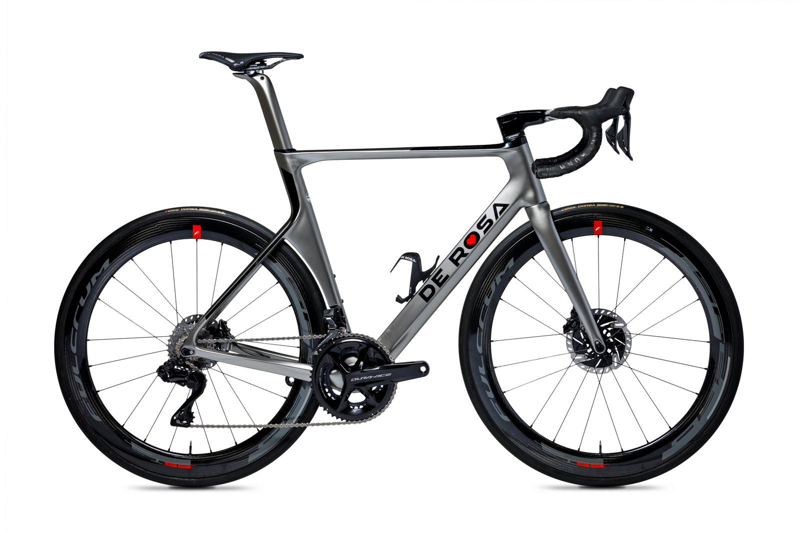 De Rosa SK Pininfarina Disc 2022 | SRAM Red eTap Disc Fulcrum Speed | Complete Bicycle - Image 6