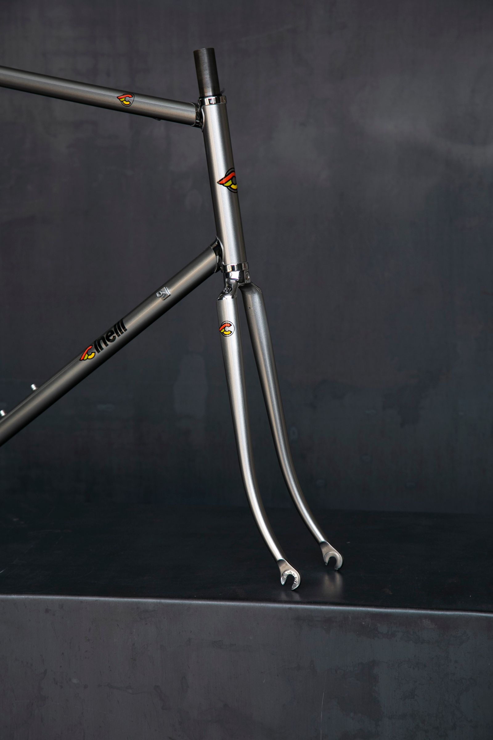 Cinelli Supercorsa | Titanium Grey | Size 62 | Frameset | In Stock - Image 6
