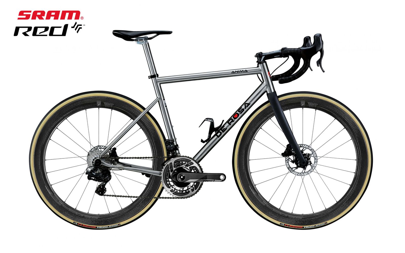De Rosa Anima Disc | SRAM Red eTap Disc Fulcrum CMPTZN DB 2022 | Complete bike